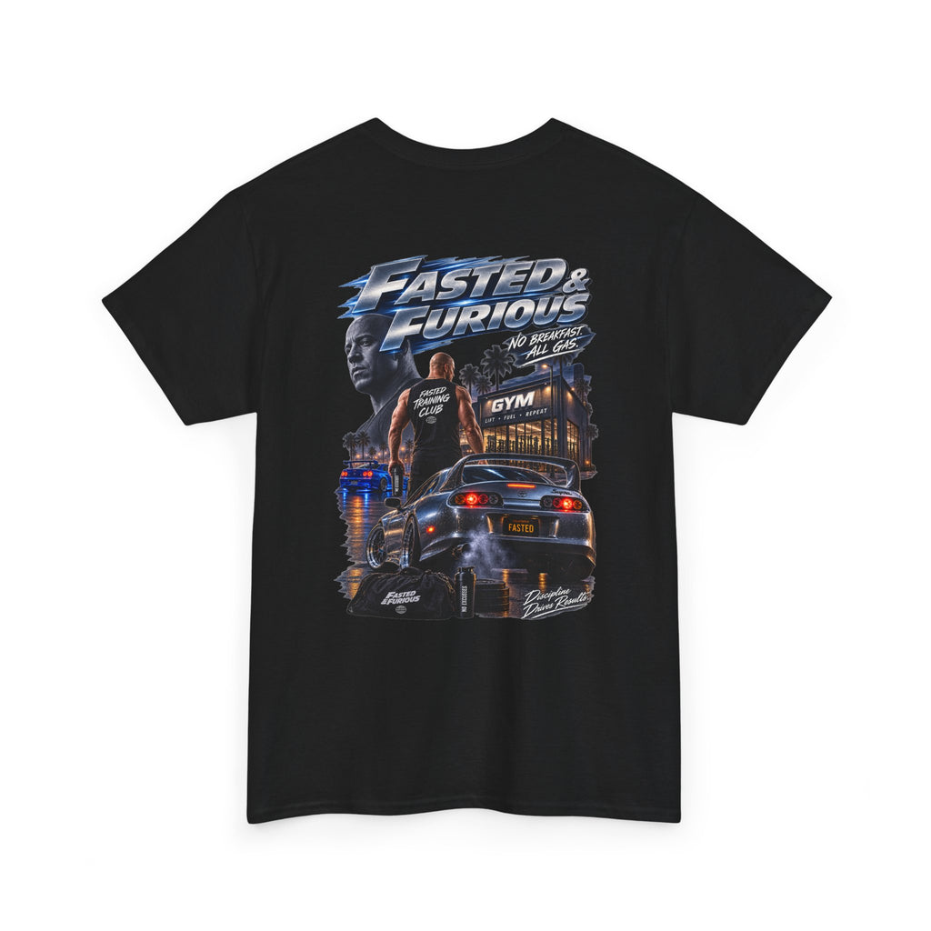 FASTED & FURIOUS Black Tee