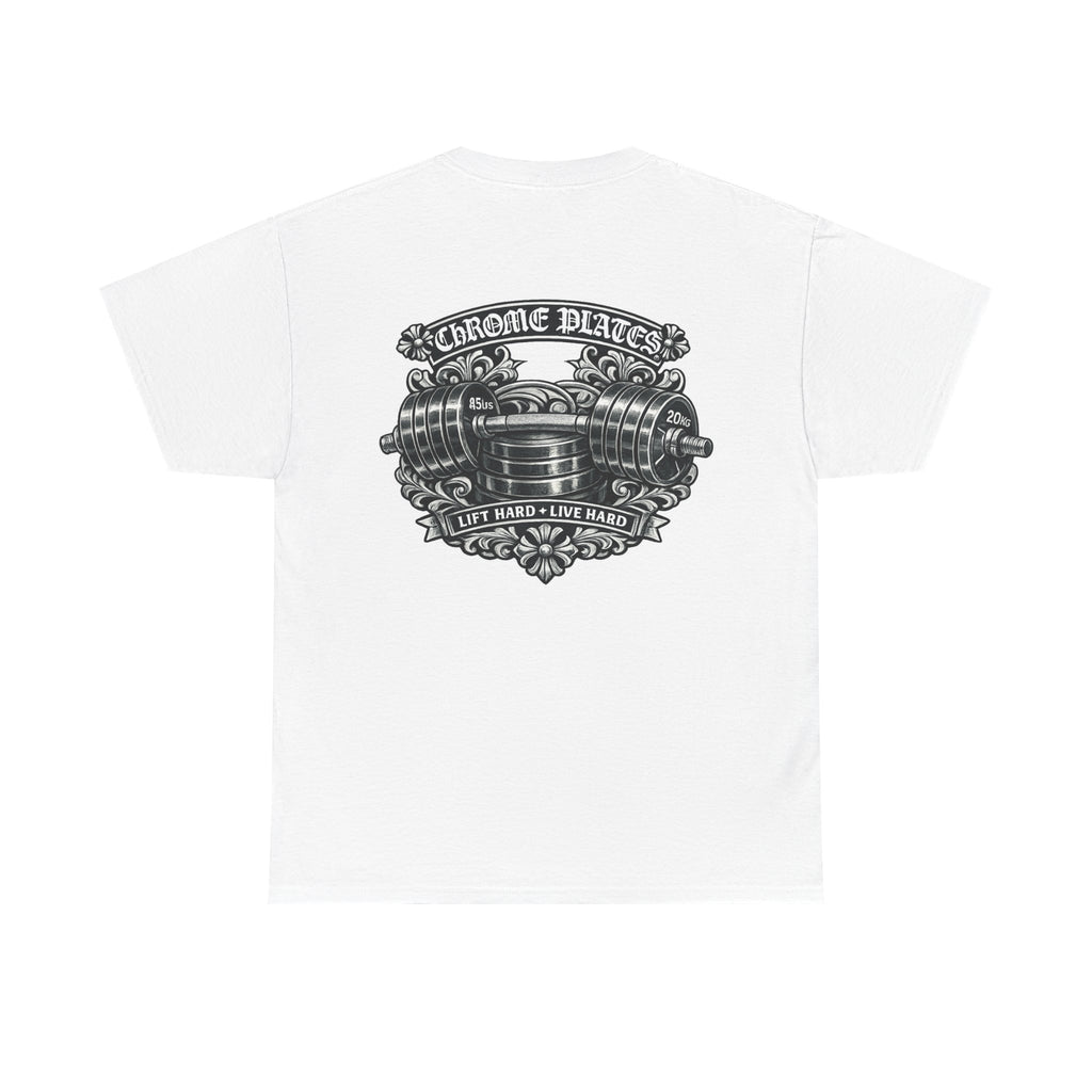 CHROME PLATES White Tee