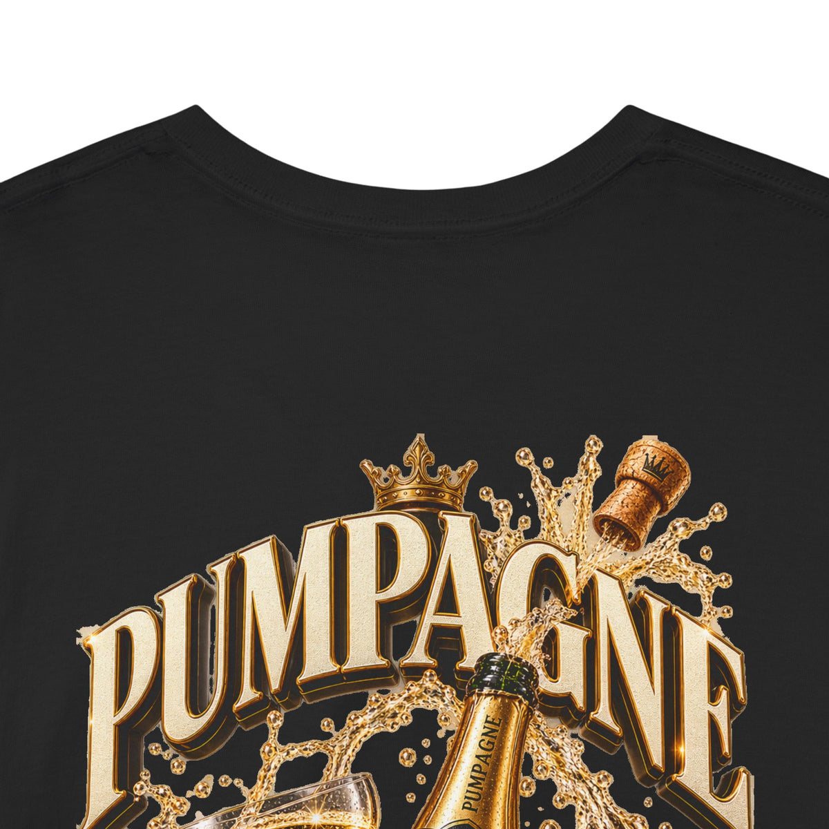 PUMPAGNE Black Tee