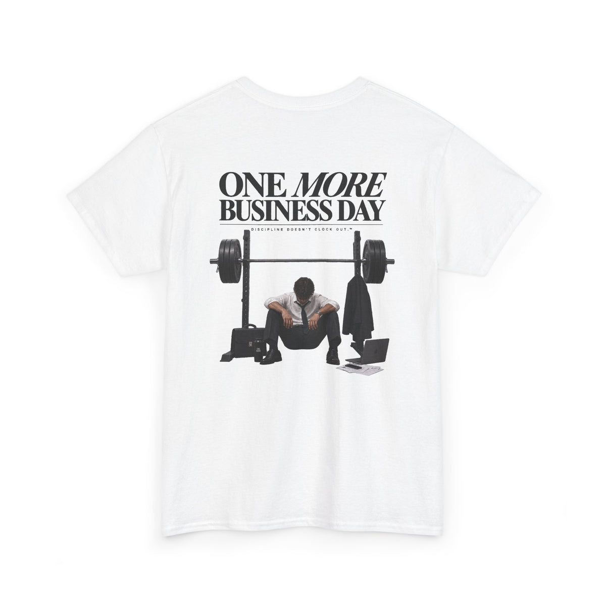 ONE MORE BUSINESS DAY White Tee