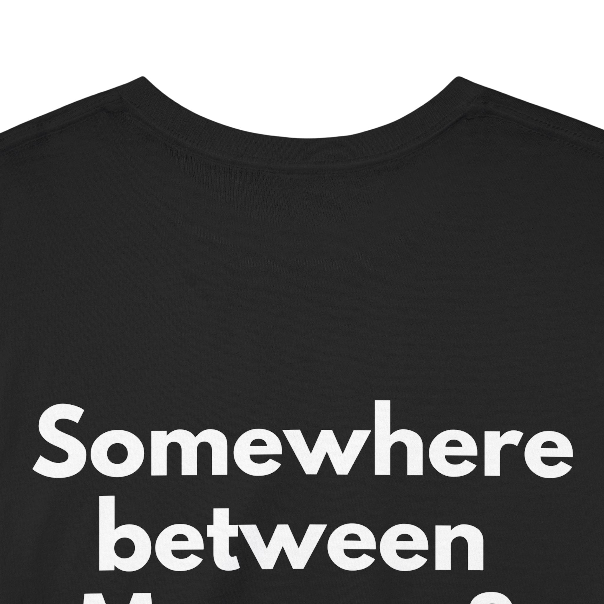 Somewhere between Monaco & bad decisions Black Tee — Bold Minimal