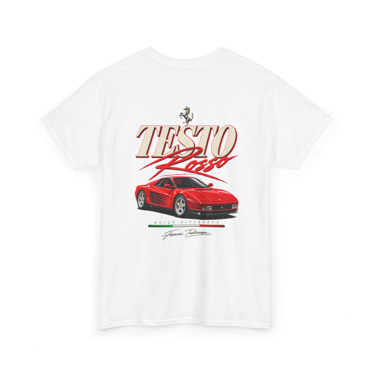 TESTO  ROSSO White Tee