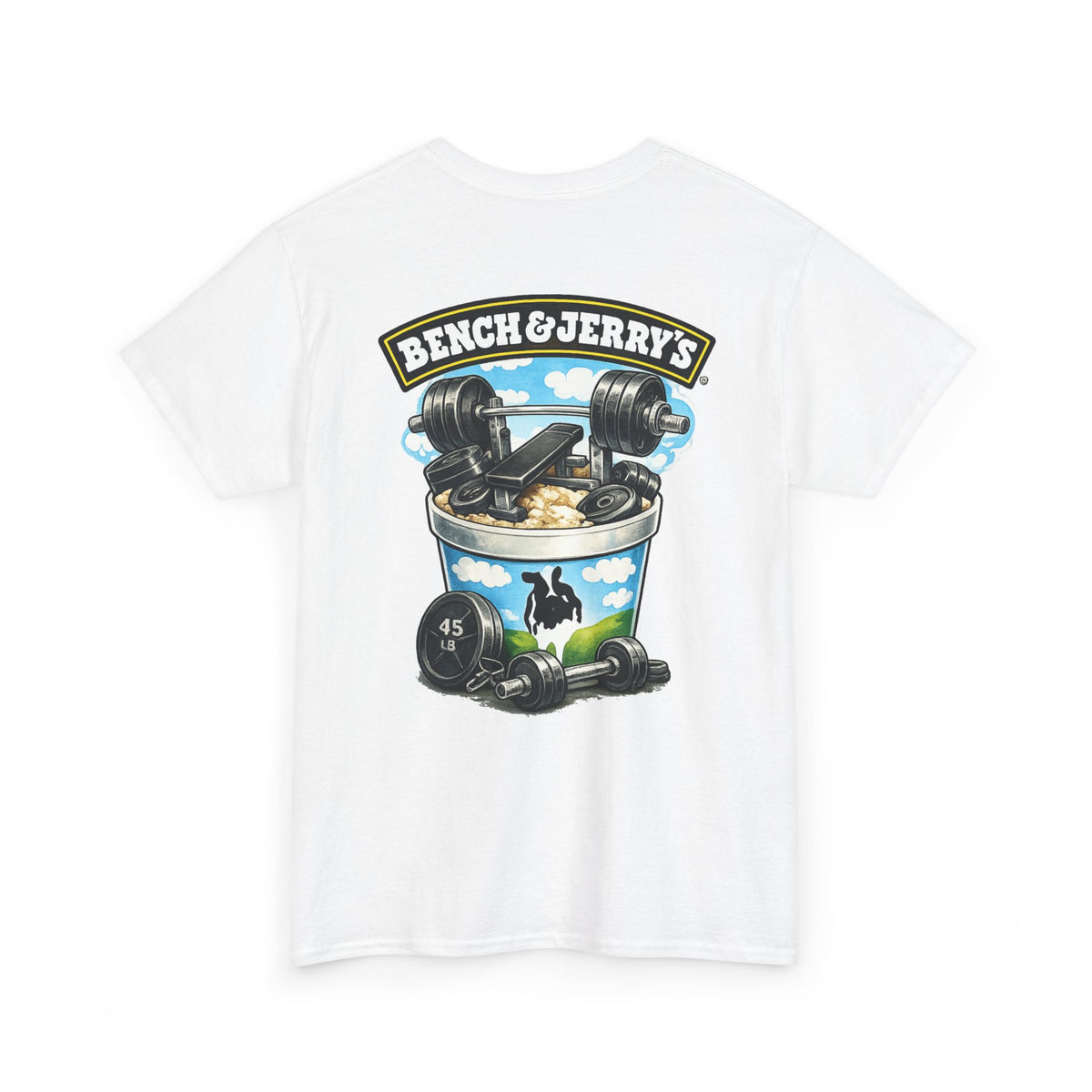 BENCH & JERRY'S White Tee