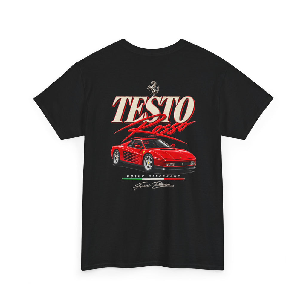TESTO  ROSSO Black Tee