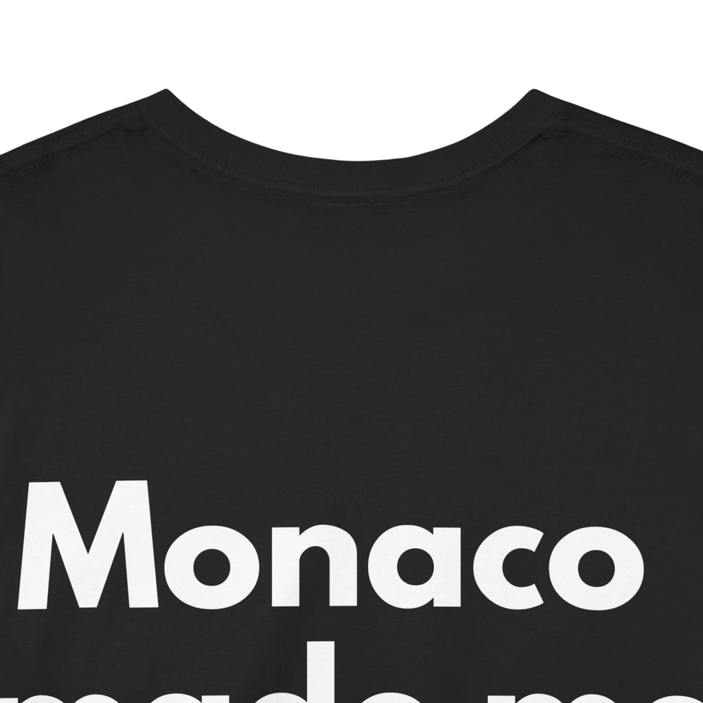 Monaco made worse Black Tee — Bold Minimal