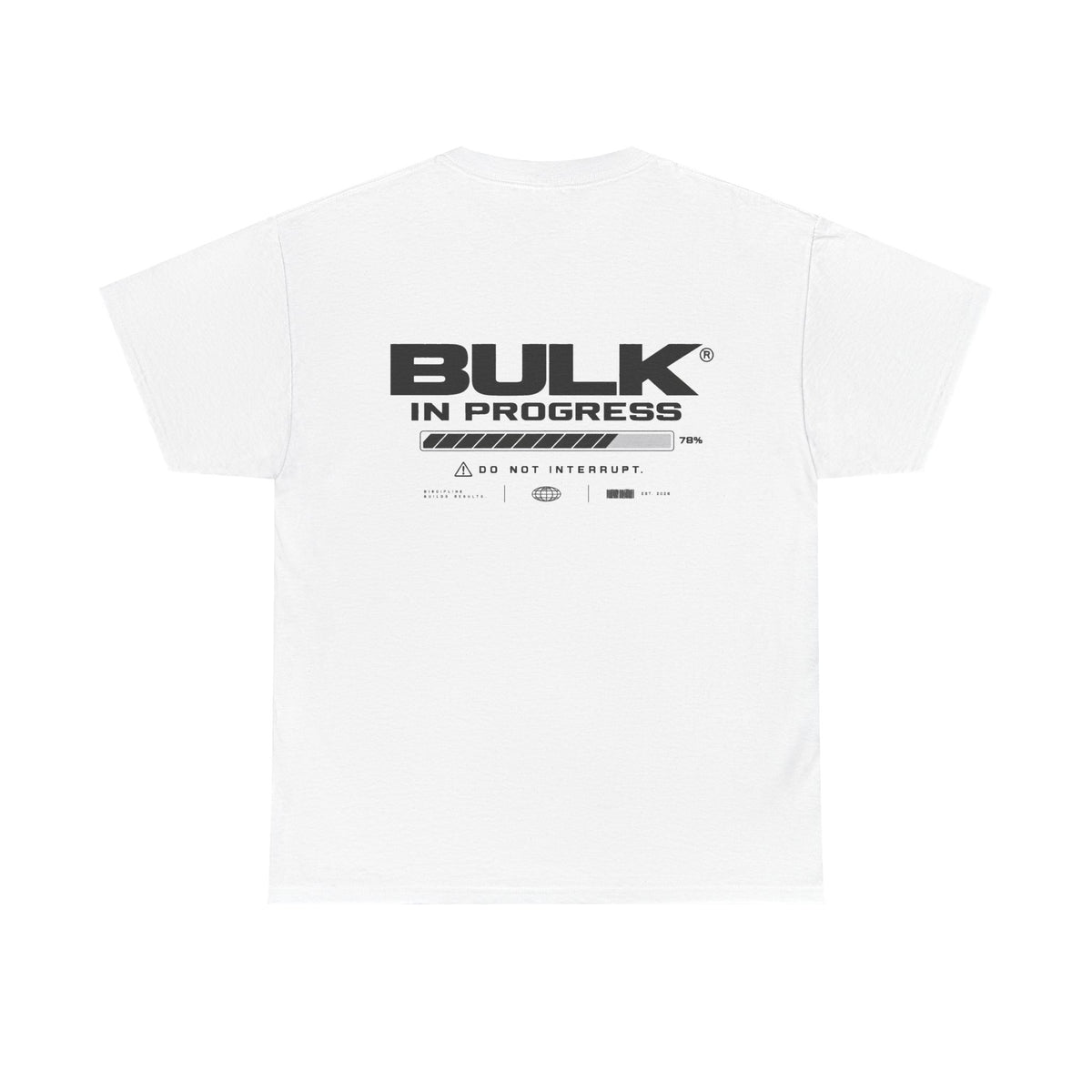 BULK IN PROGRESS White Tee