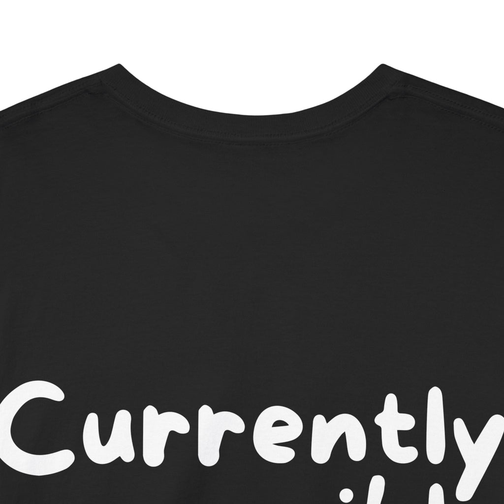Currently unavaible Black Tee — Casual Handwritten