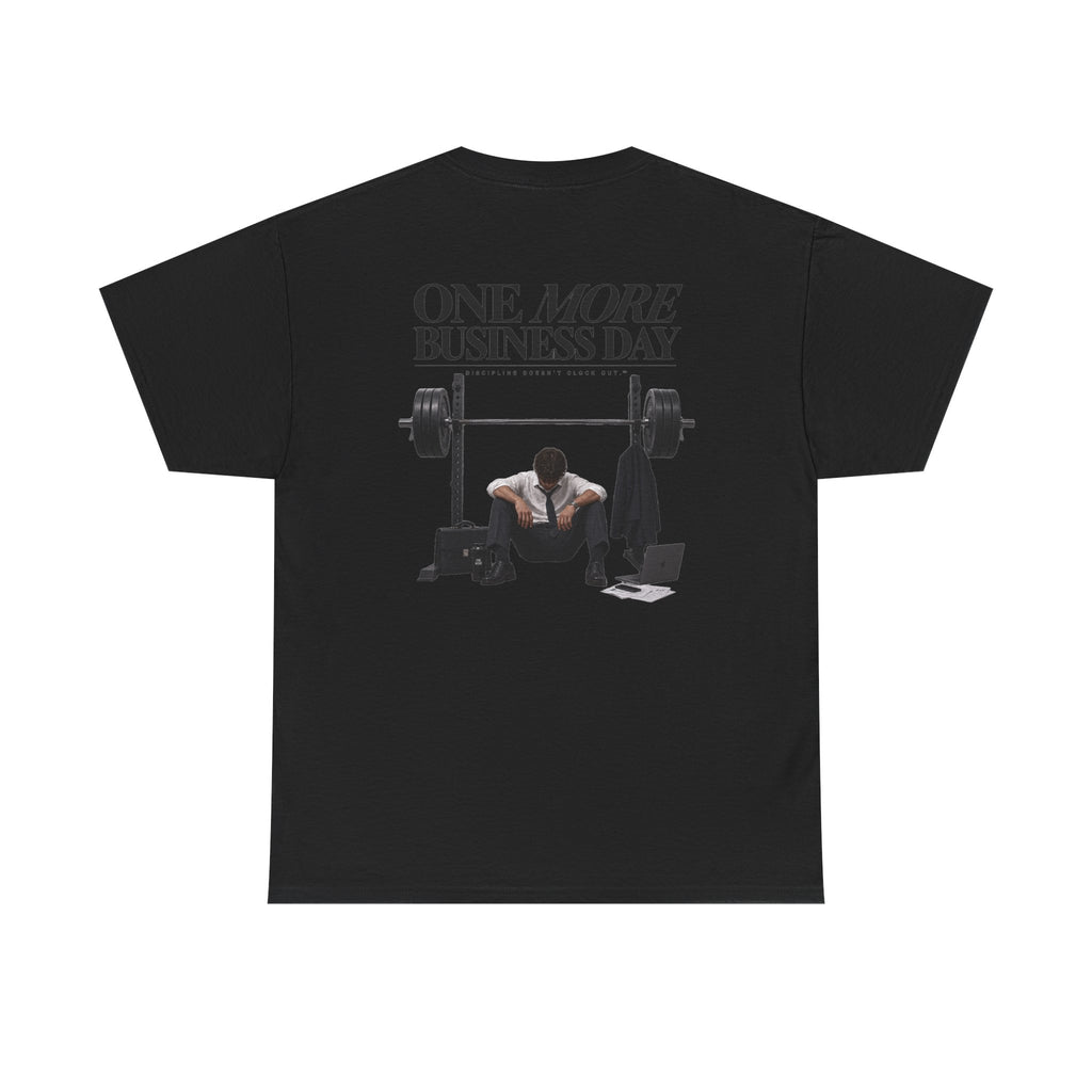 ONE MORE BUSINESS DAY Black Tee