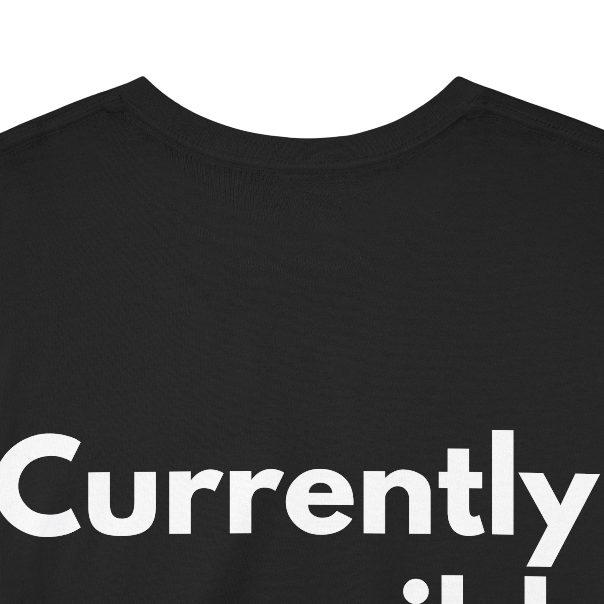 Currently unavaible Black Tee — Bold Minimal