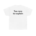 Too rare to explain White Tee — Bold Minimal
