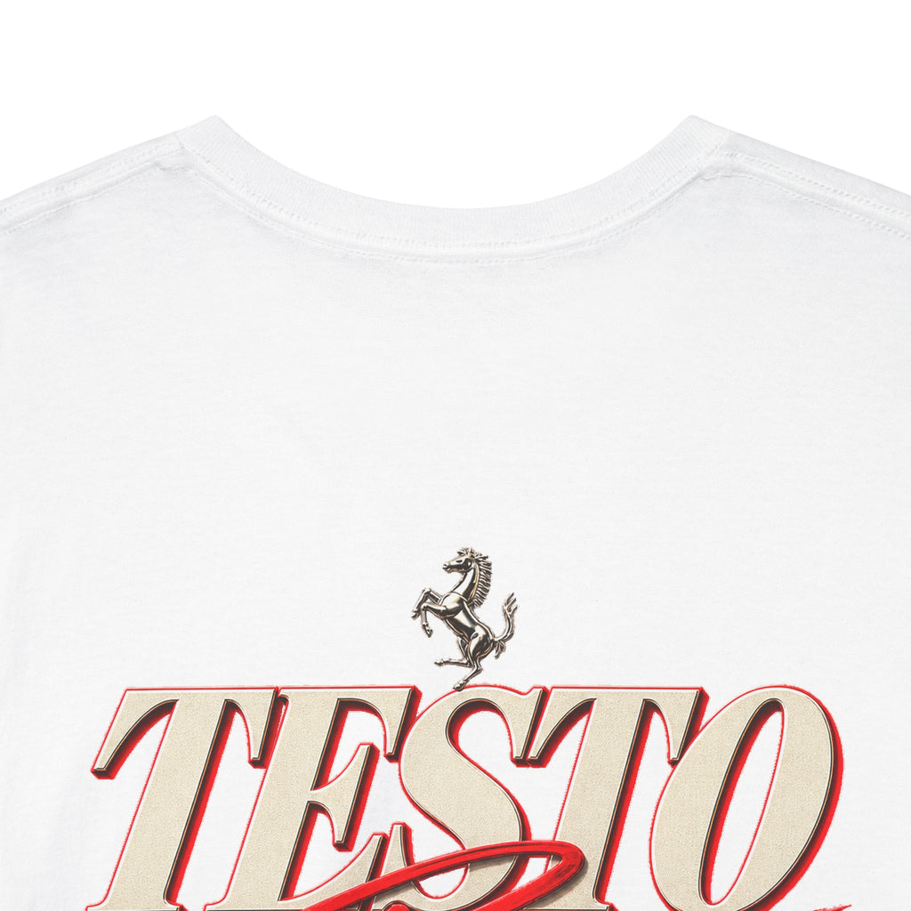 TESTO  ROSSO White Tee