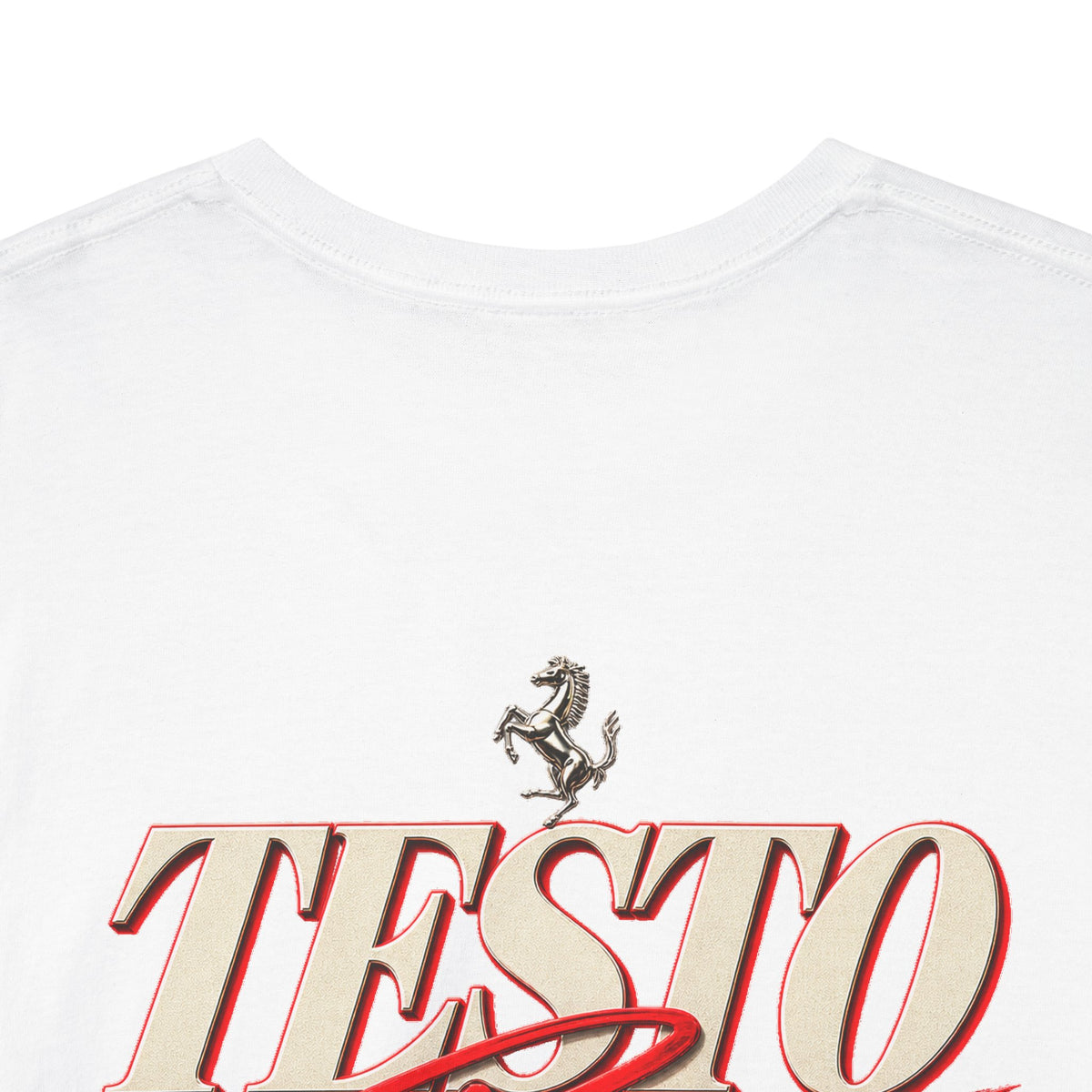 TESTO  ROSSO White Tee