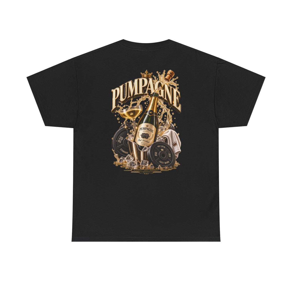 PUMPAGNE Black Tee