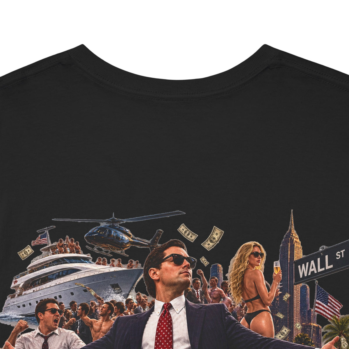 THE WOLF OF SWOLE STREET Black Tee