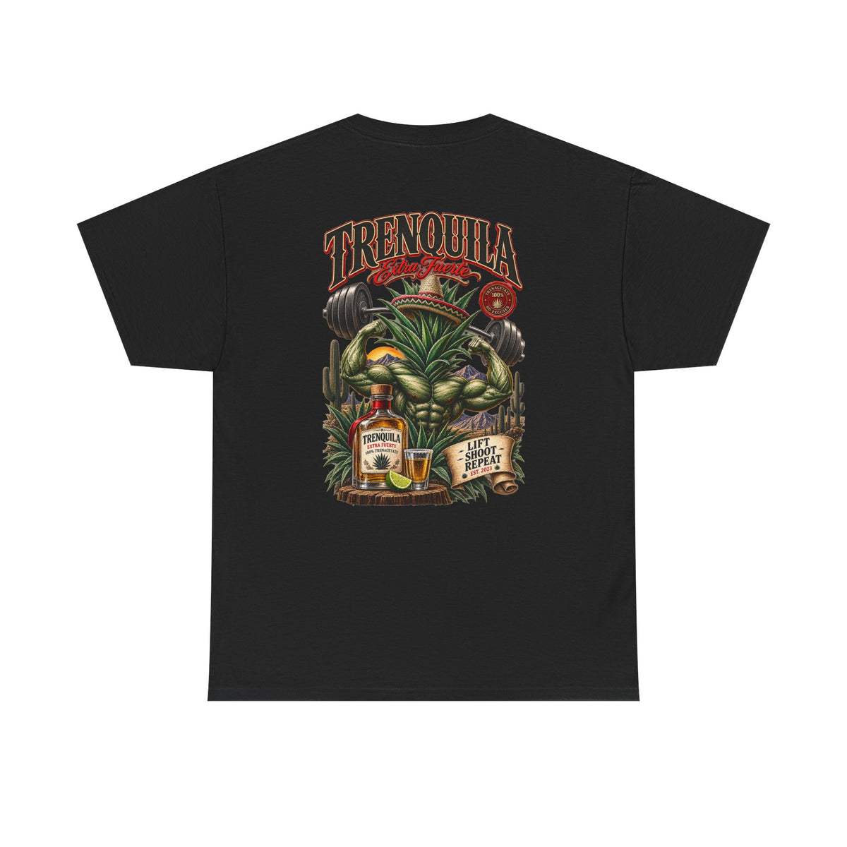 TRENQUILA Black Tee