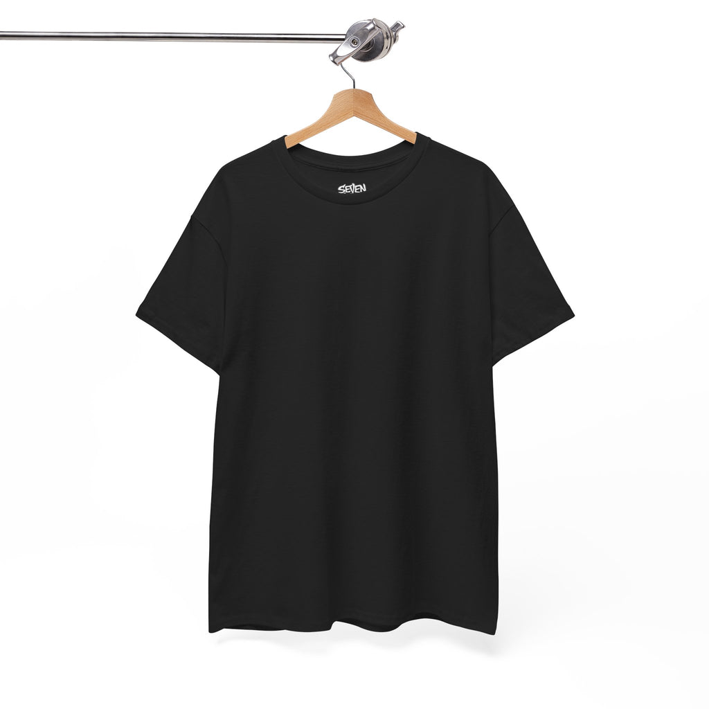 Meet me in Mykonos Black Tee — Bold Minimal