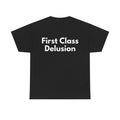 First Class Delusion Black Tee — Bold Minimal
