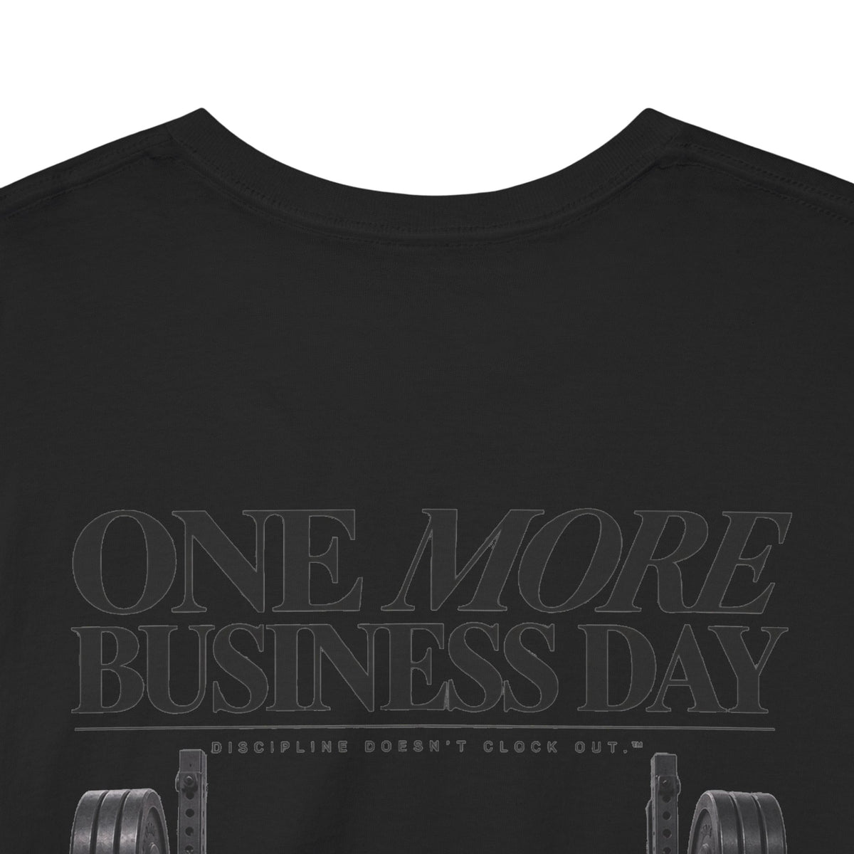 ONE MORE BUSINESS DAY Black Tee