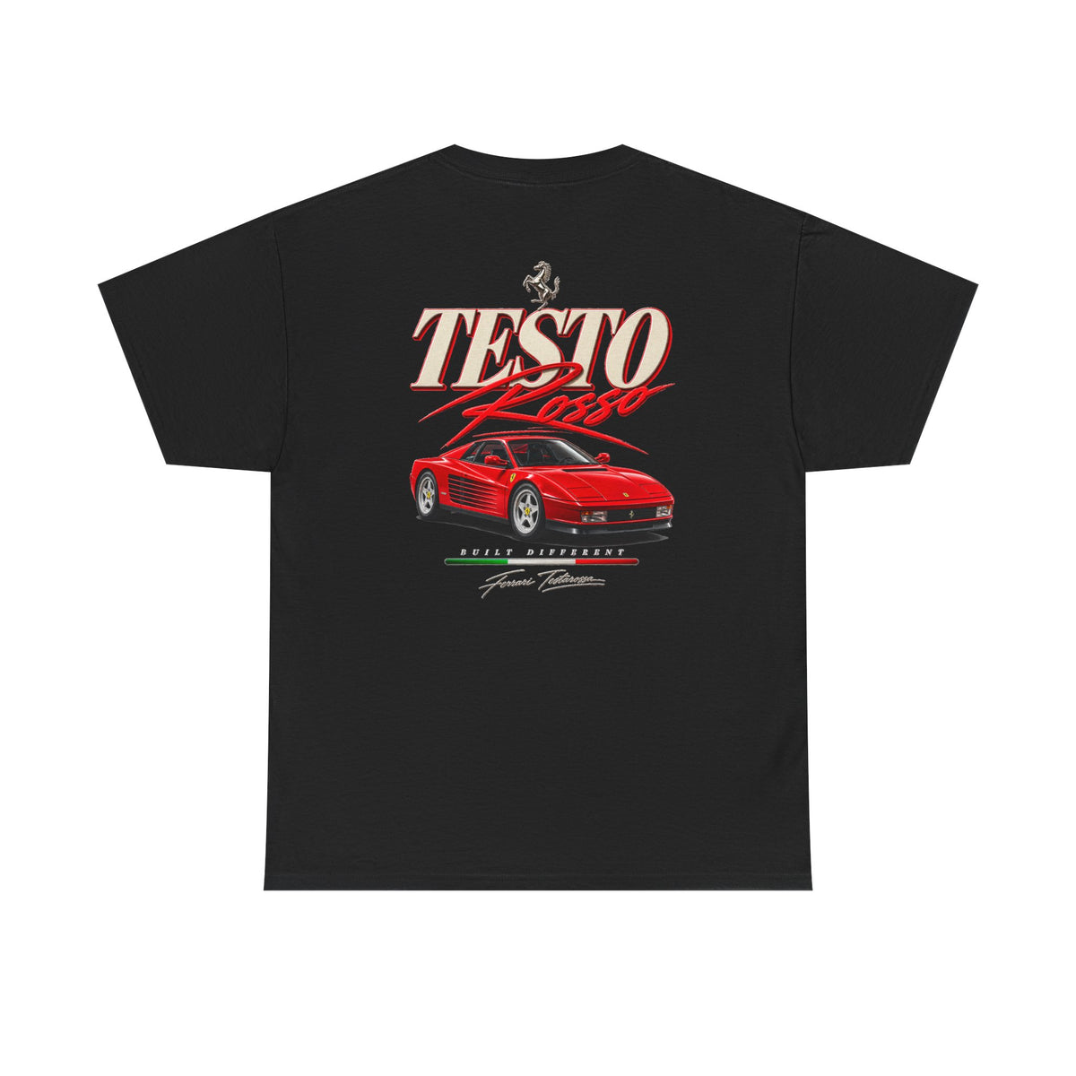 TESTO  ROSSO Black Tee