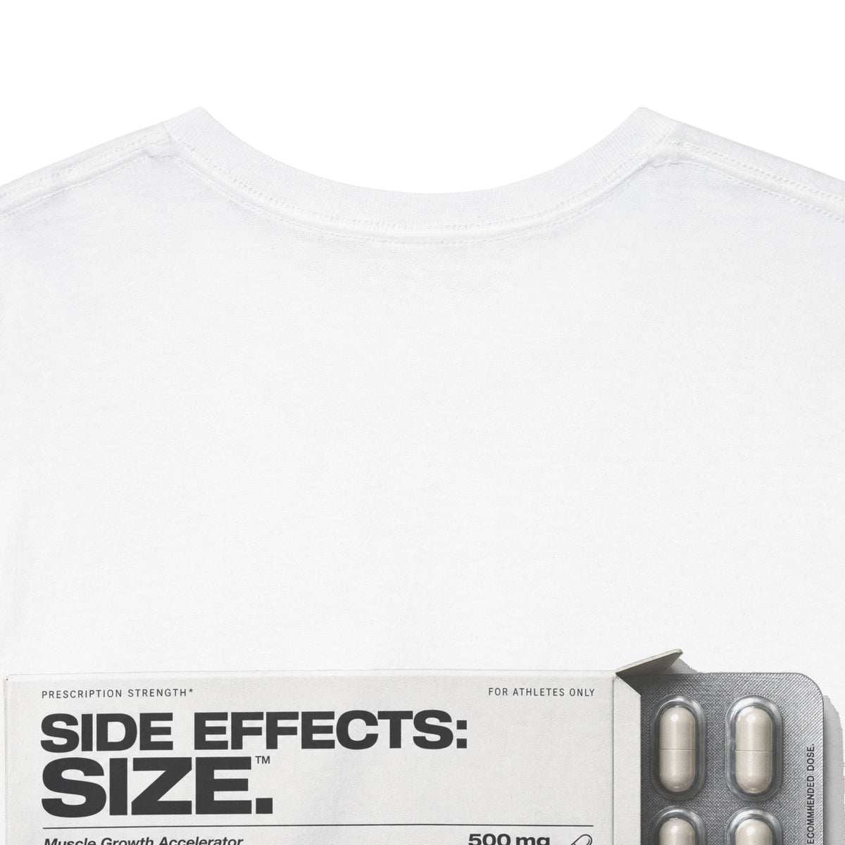 SIDE EFFECTS: SIZE White Tee