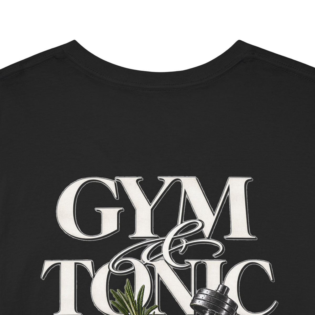 GYM & TONIC Black Tee