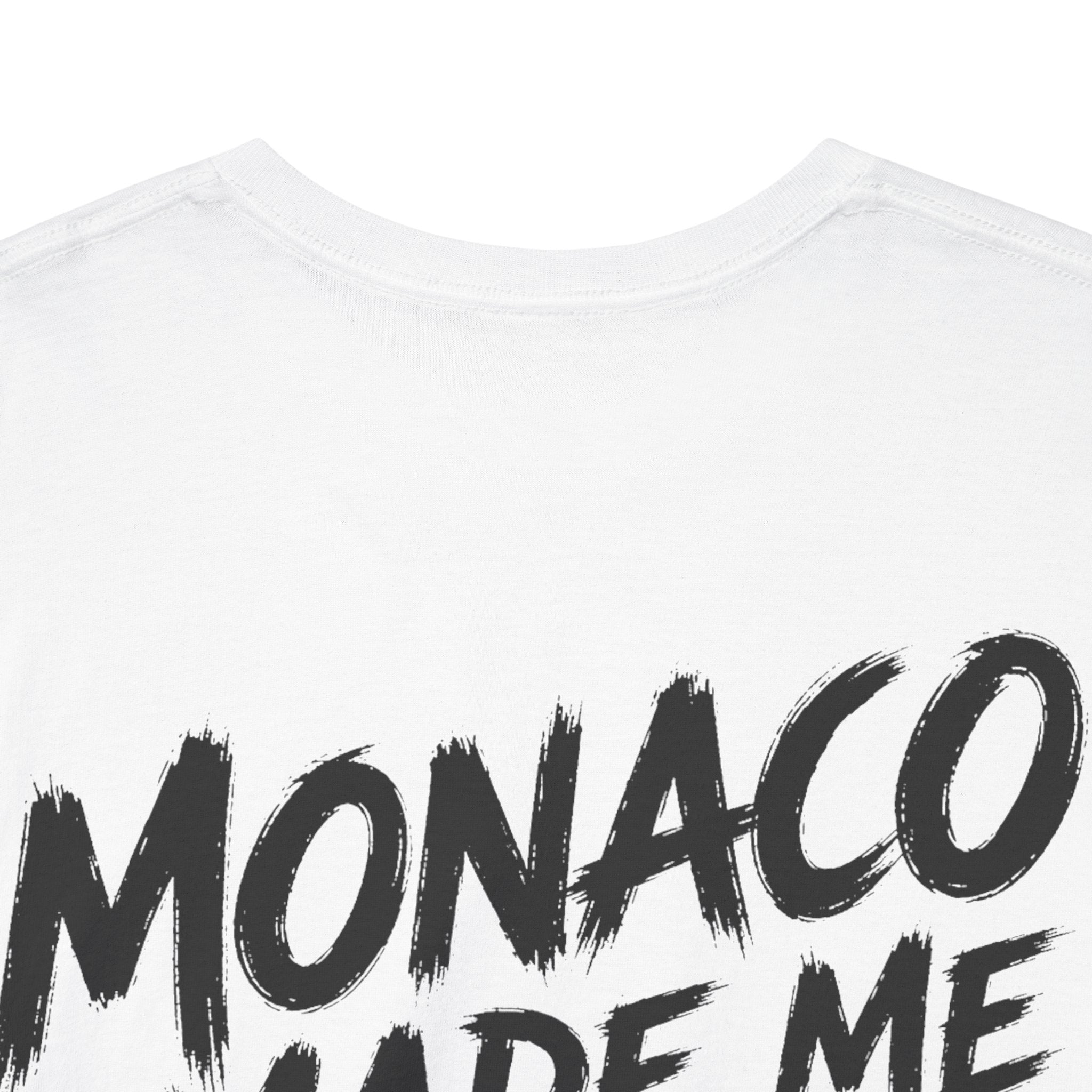 Monaco made me worse White Tee — Vintage Brush
