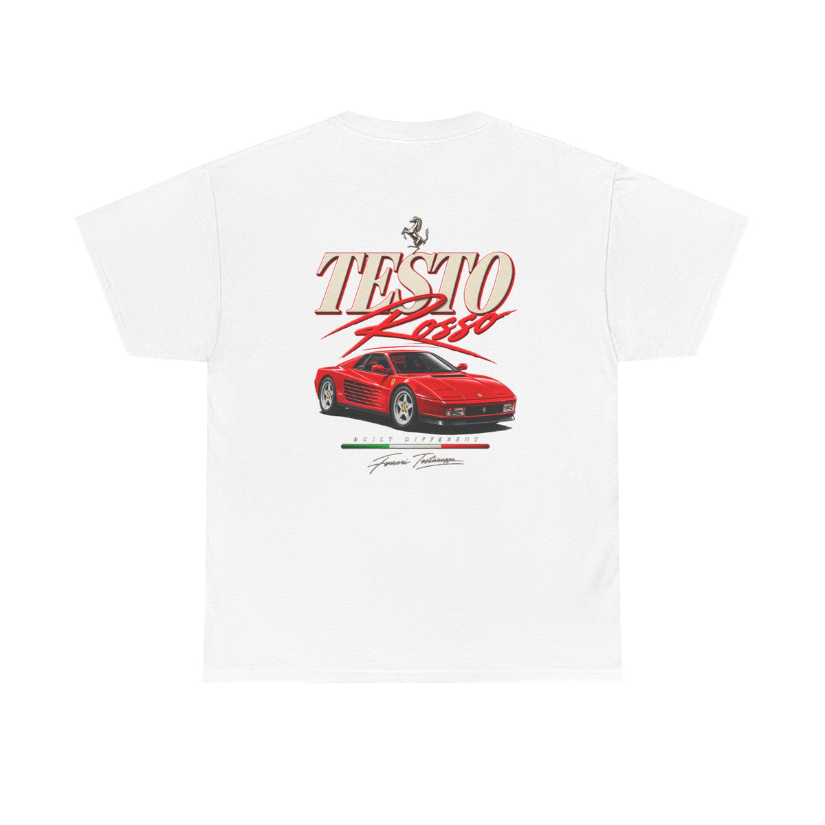 TESTO  ROSSO White Tee