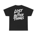 Lost in better things Black Tee — Vintage Brush