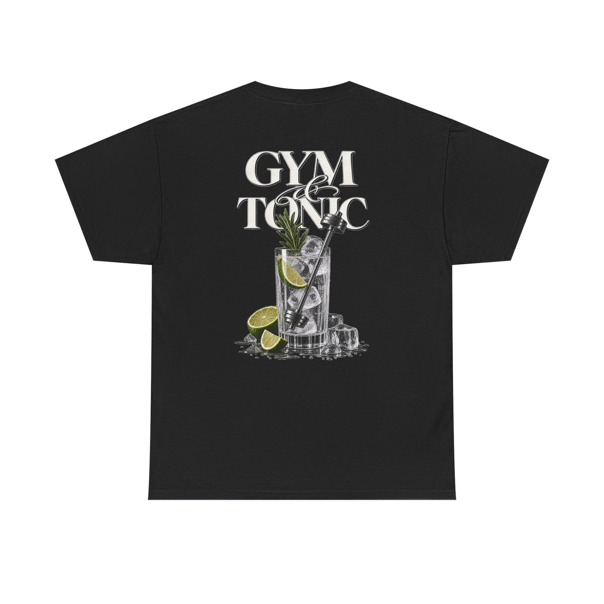 GYM & TONIC Black Tee