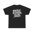 Pole position in your bed Black Tee — Vintage Brush