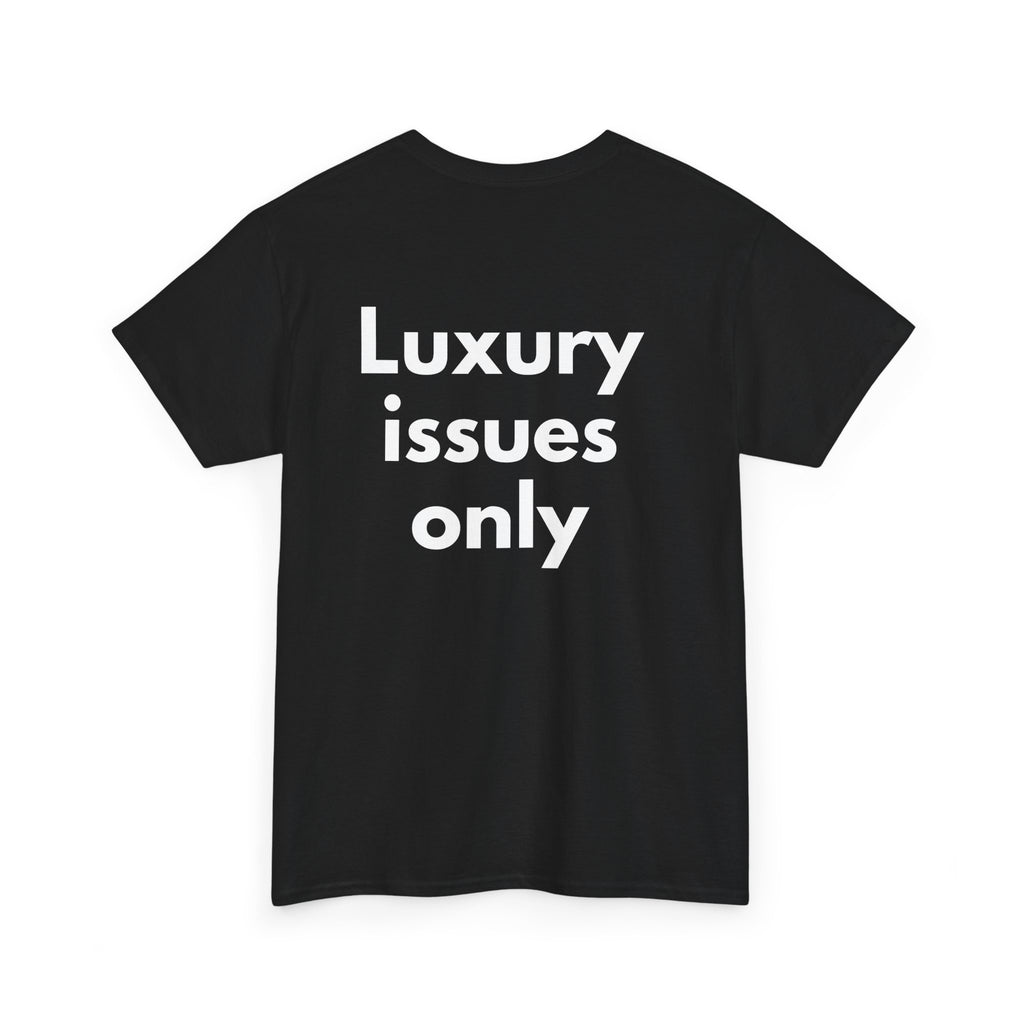 Luxury issues only Black Tee — Bold Minimal