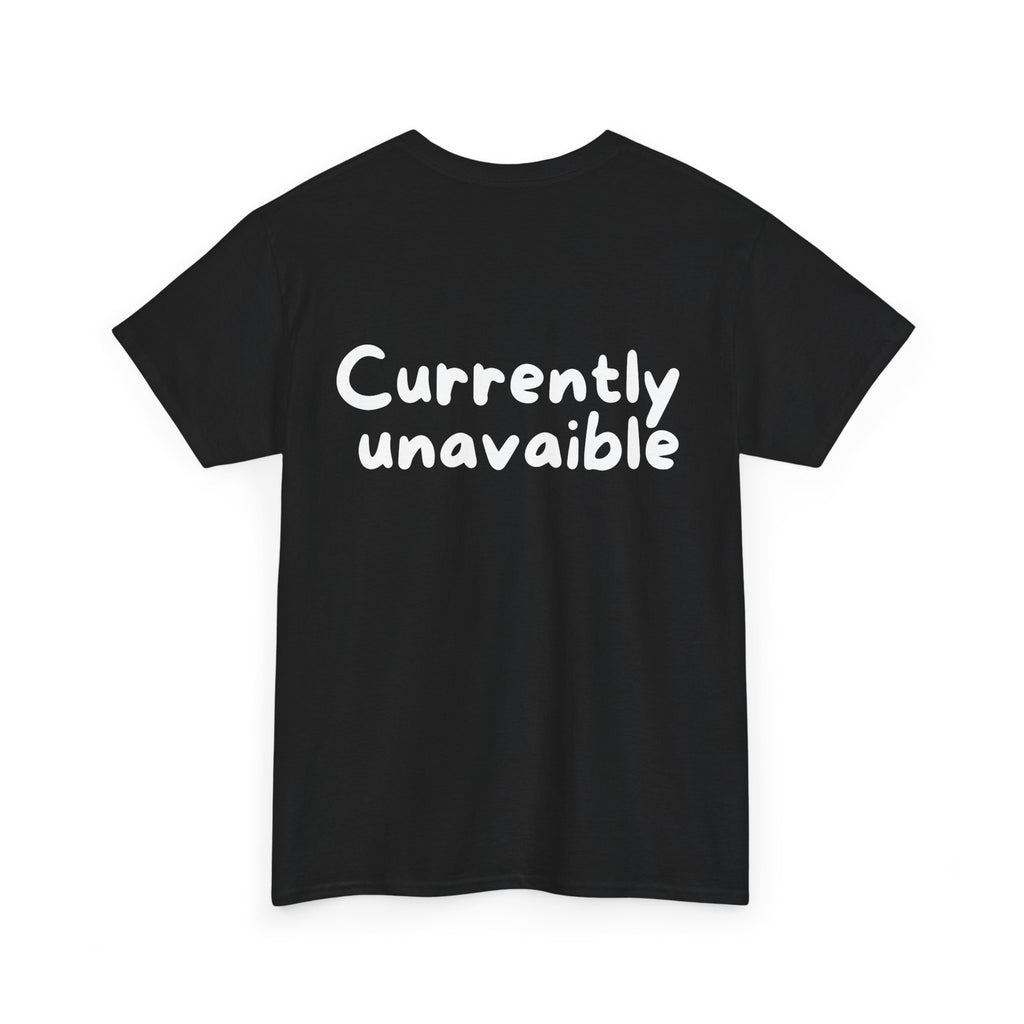 Currently unavaible Black Tee — Casual Handwritten