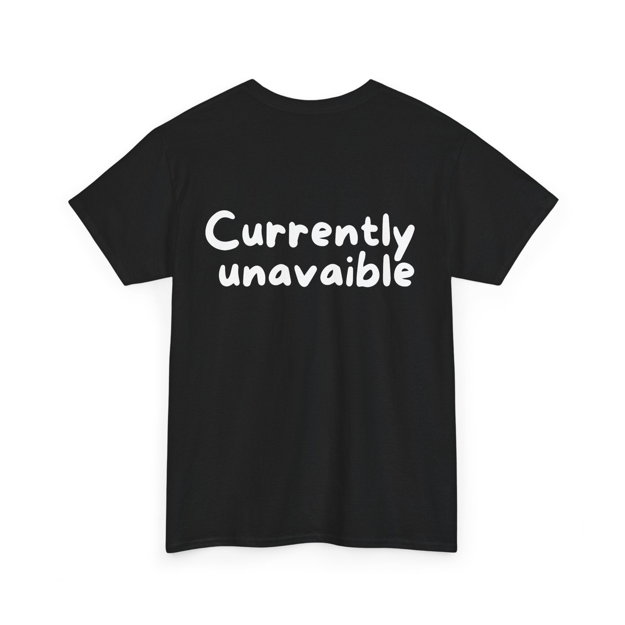 Currently unavaible Black Tee — Casual Handwritten