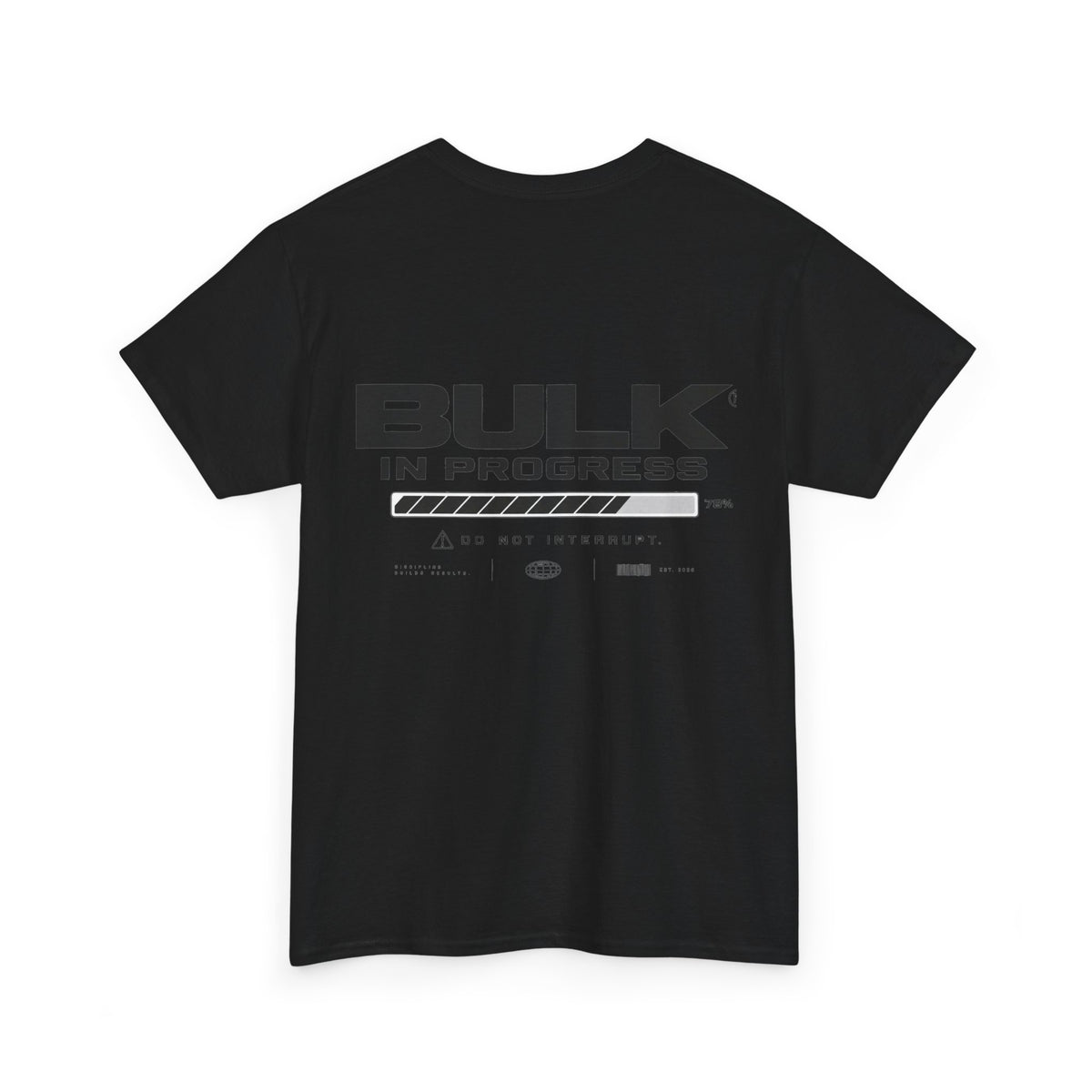BULK IN PROGRESS Black Tee