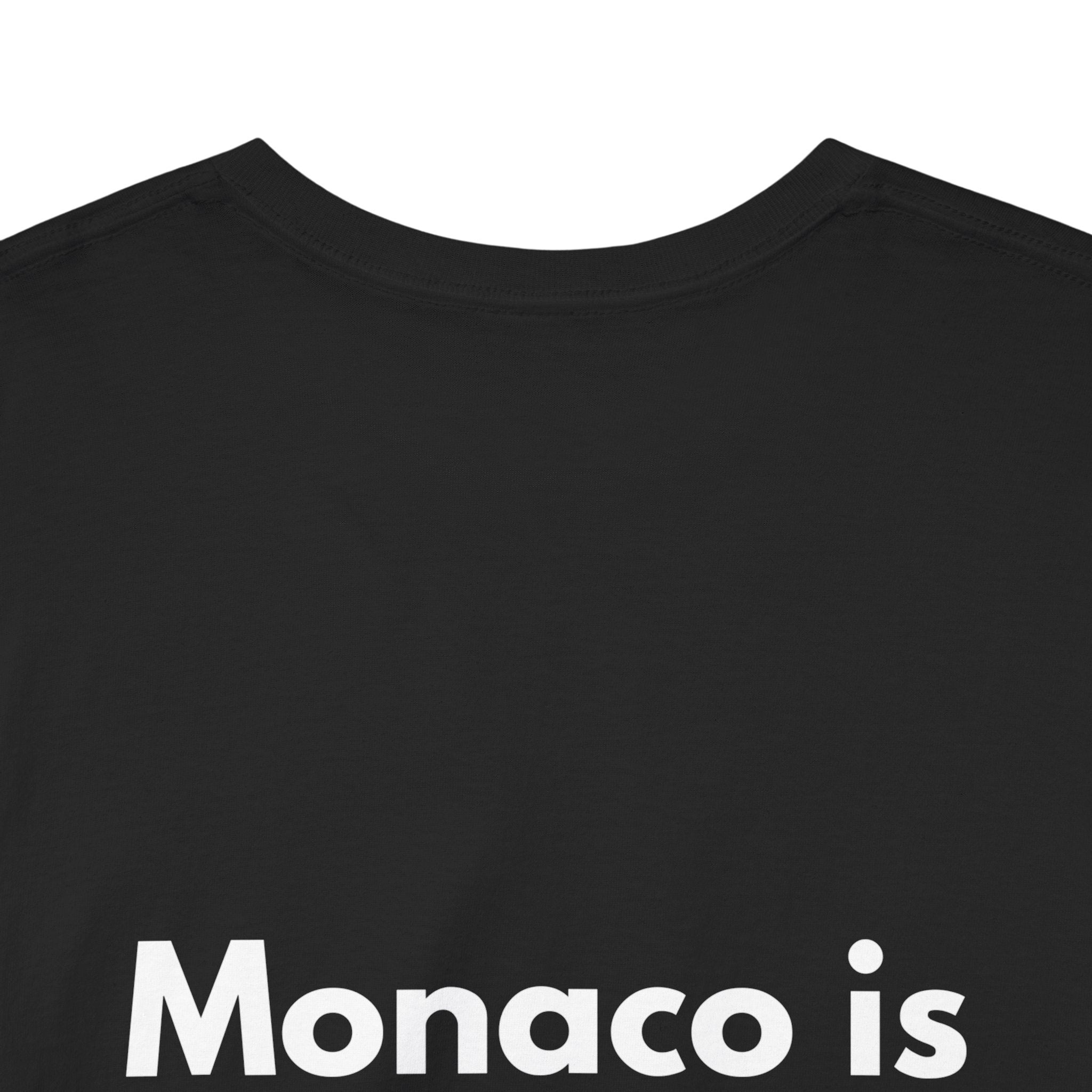 Monaco is cheaper than therapy Black Tee — Bold Minimal
