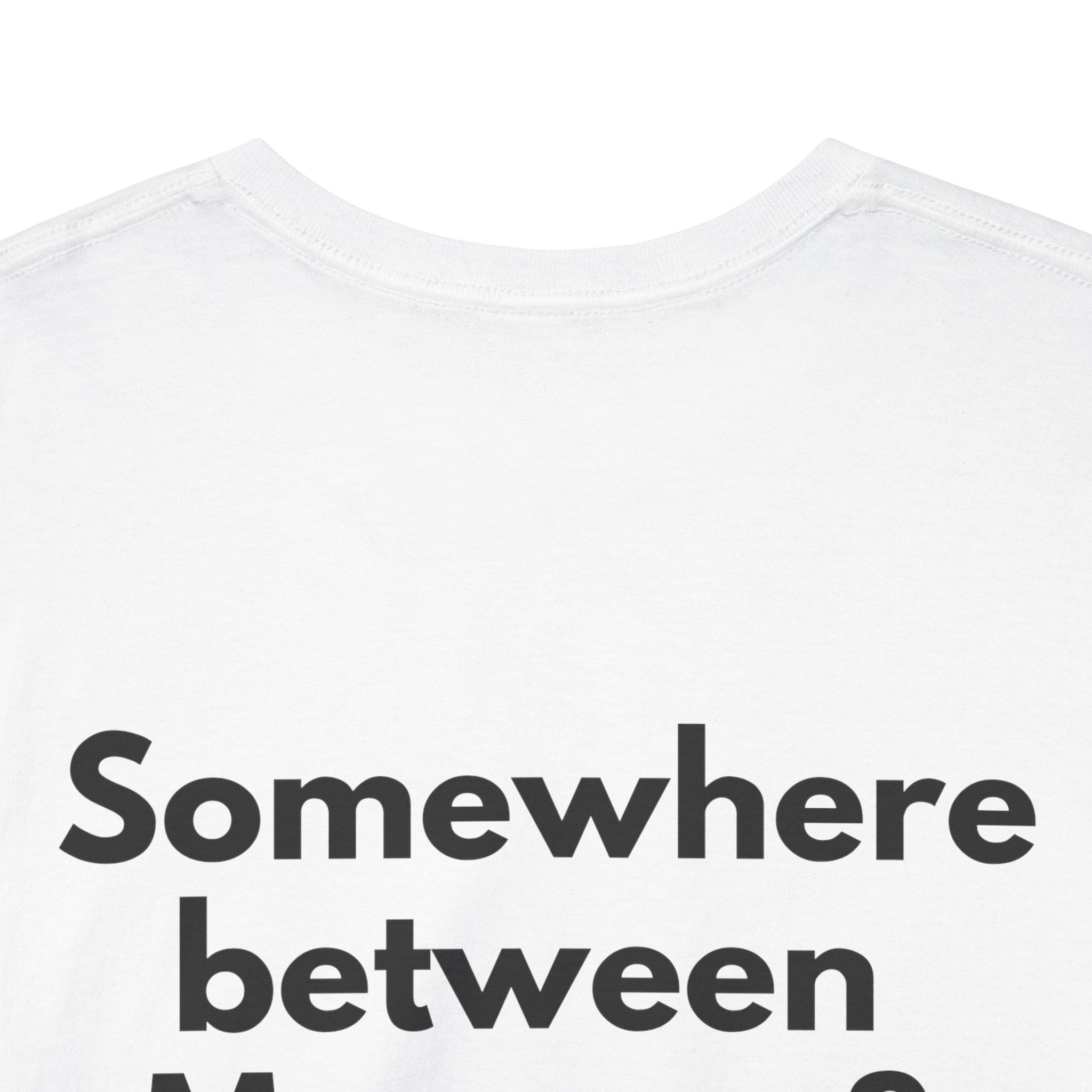 Somewhere between Monaco & bad decisions White Tee — Bold Minimal