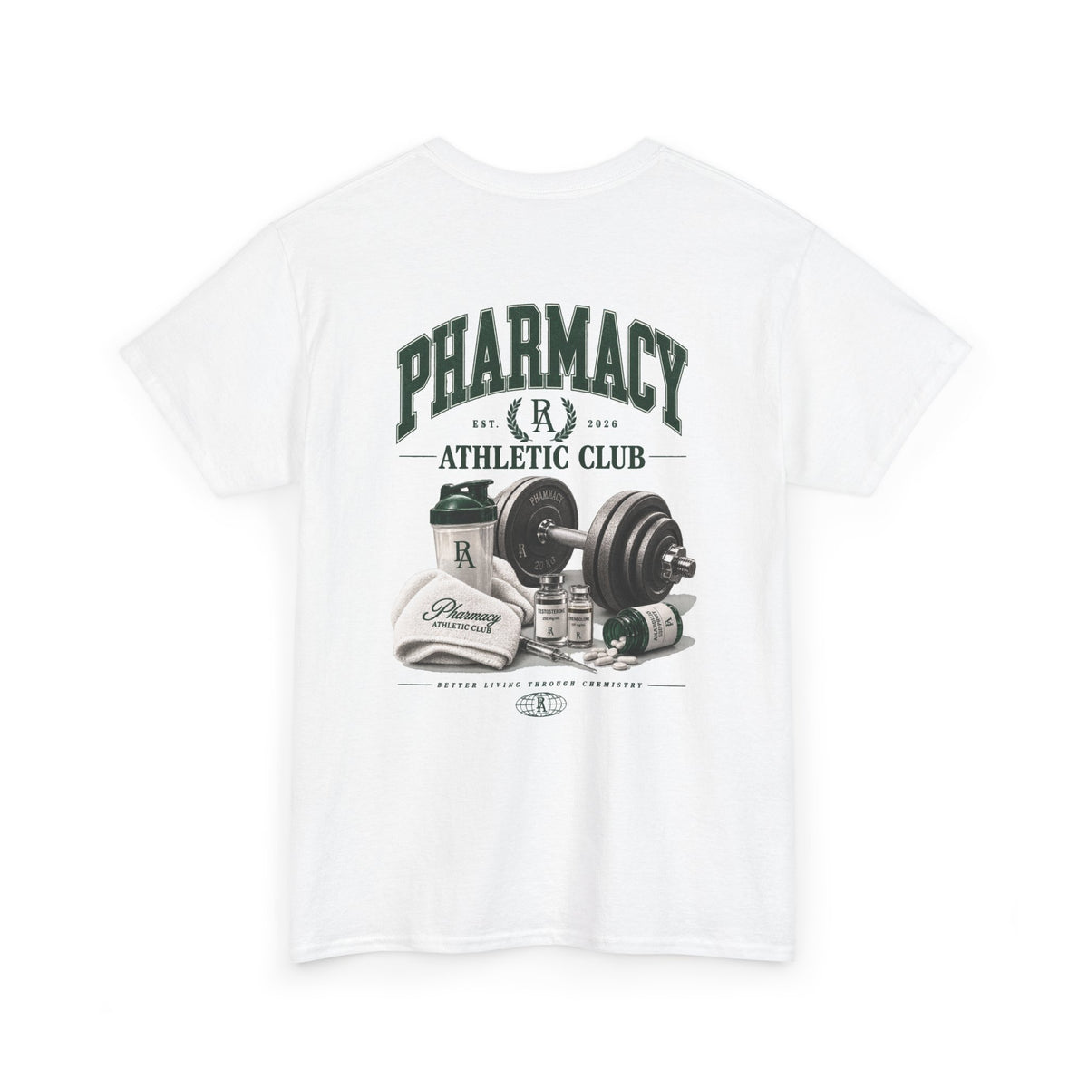 PHARMACY ATHLETIC CLUB White Tee