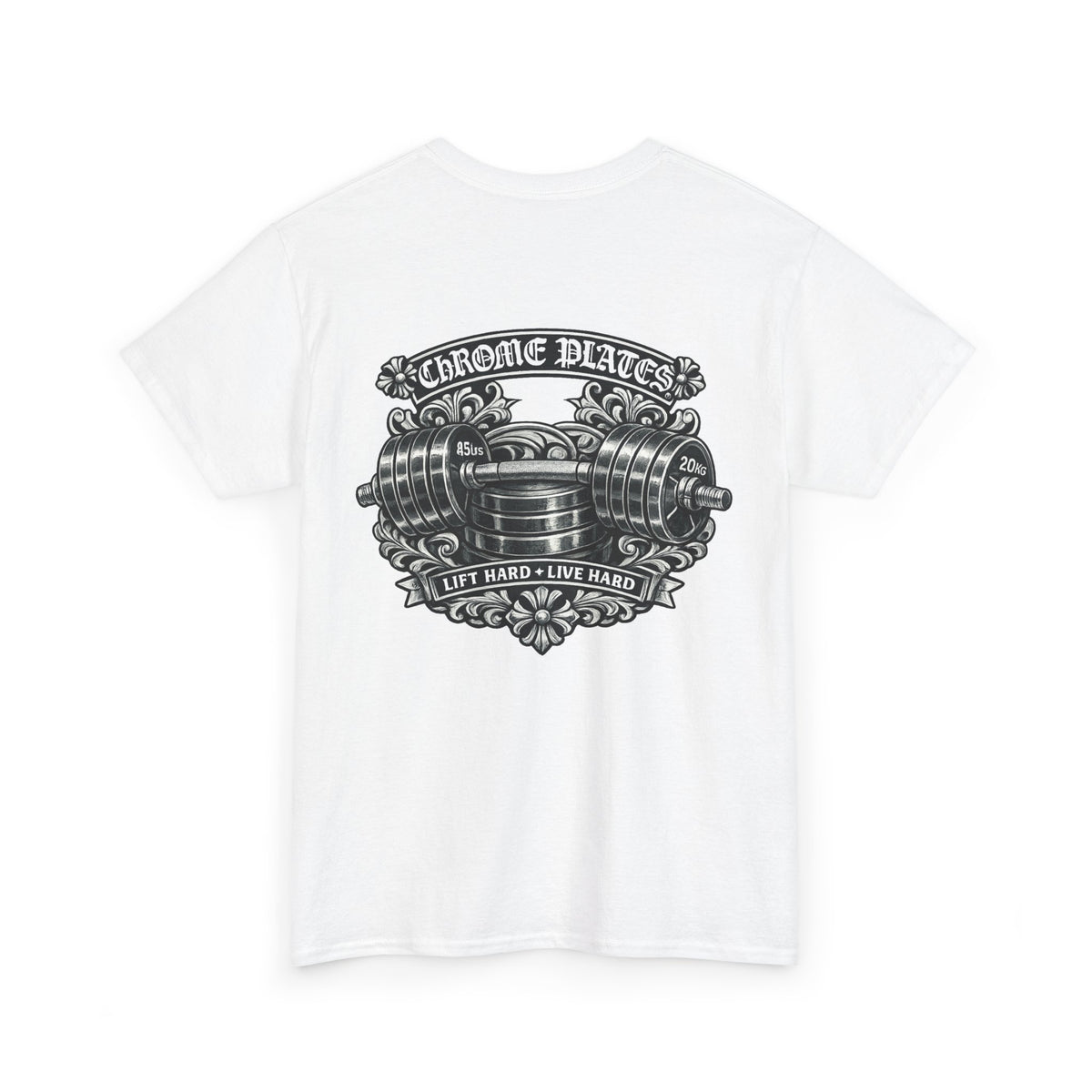 CHROME PLATES White Tee