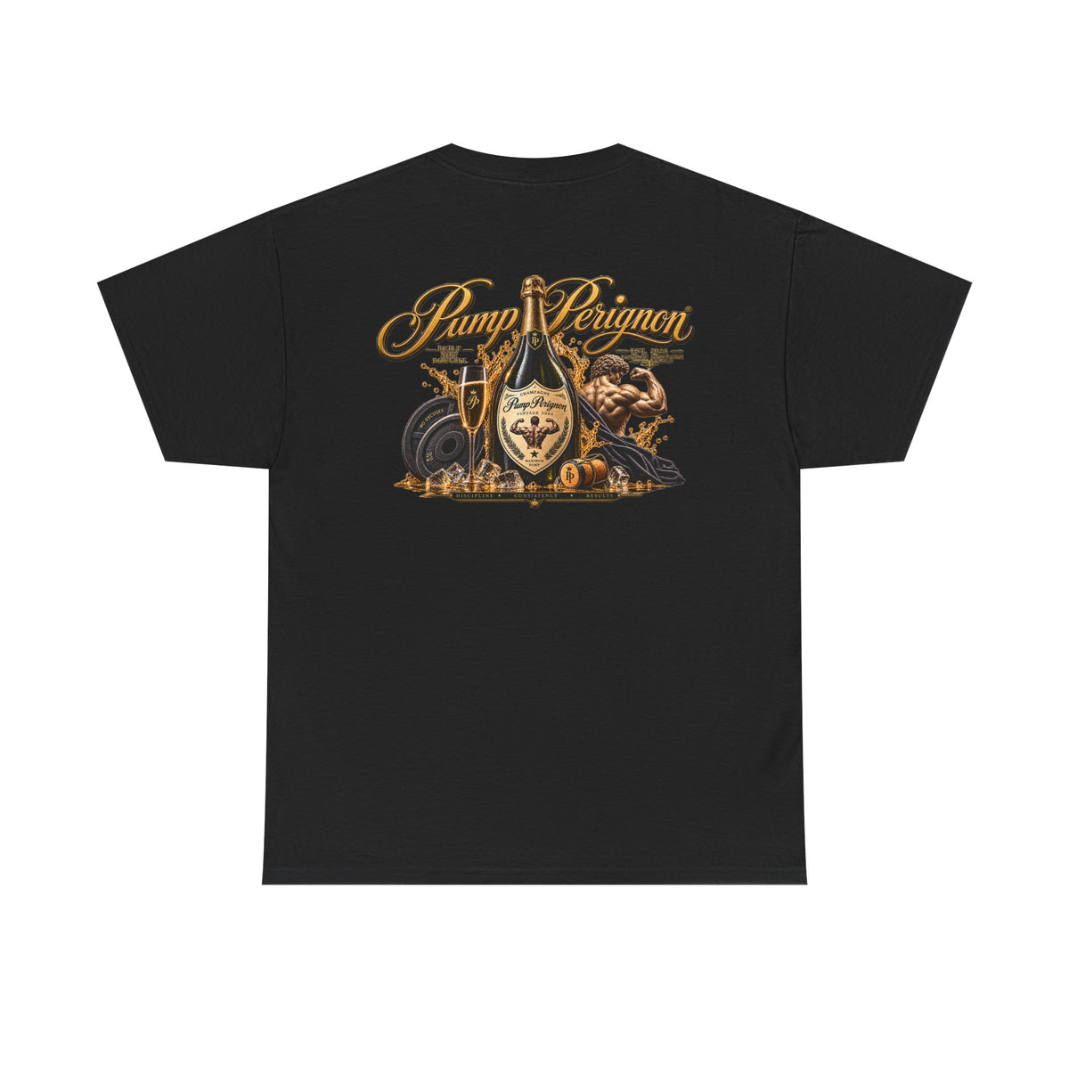 PUMP PERIGNON 2 Black Tee