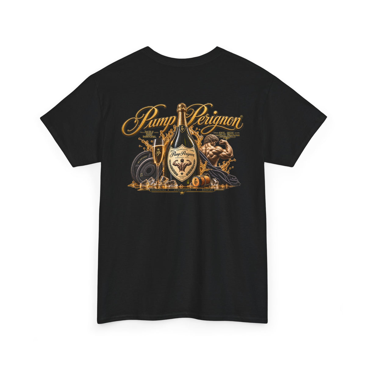PUMP PERIGNON 2 Black Tee