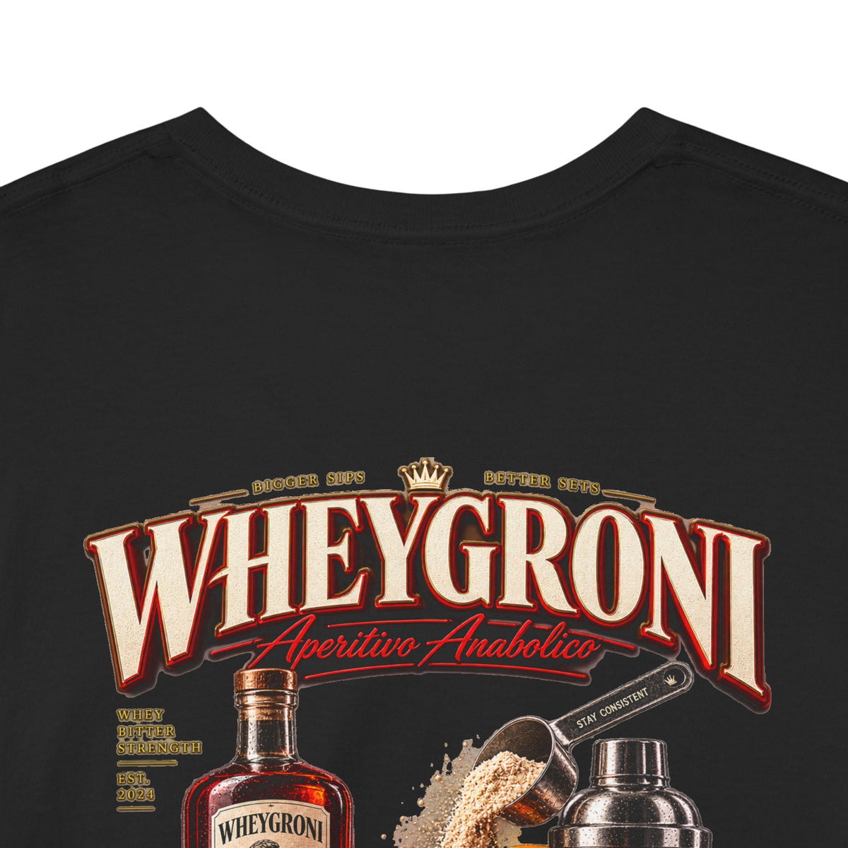 WHEYGRONI Black Tee