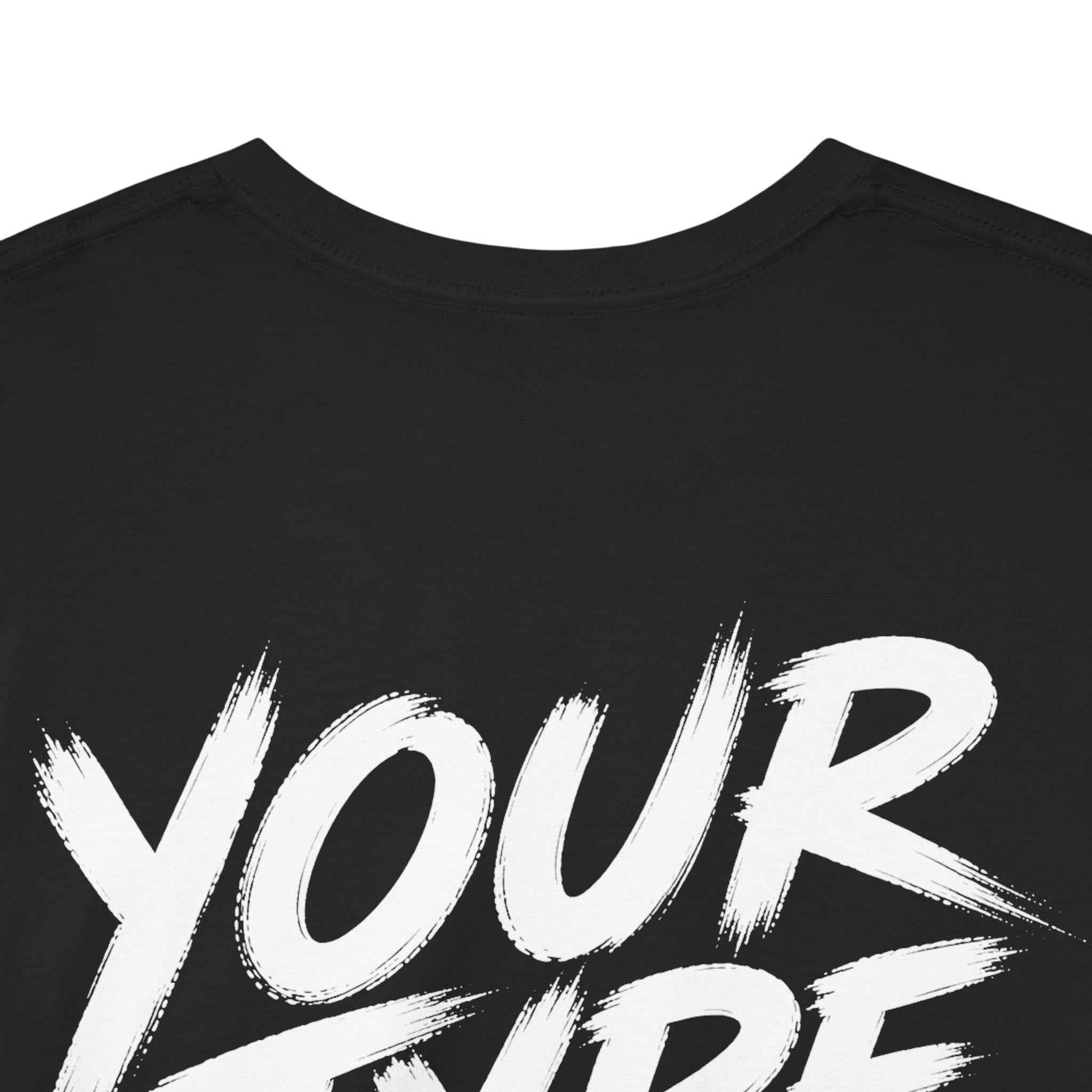 Your type, but worse Black Tee — Vintage Brush
