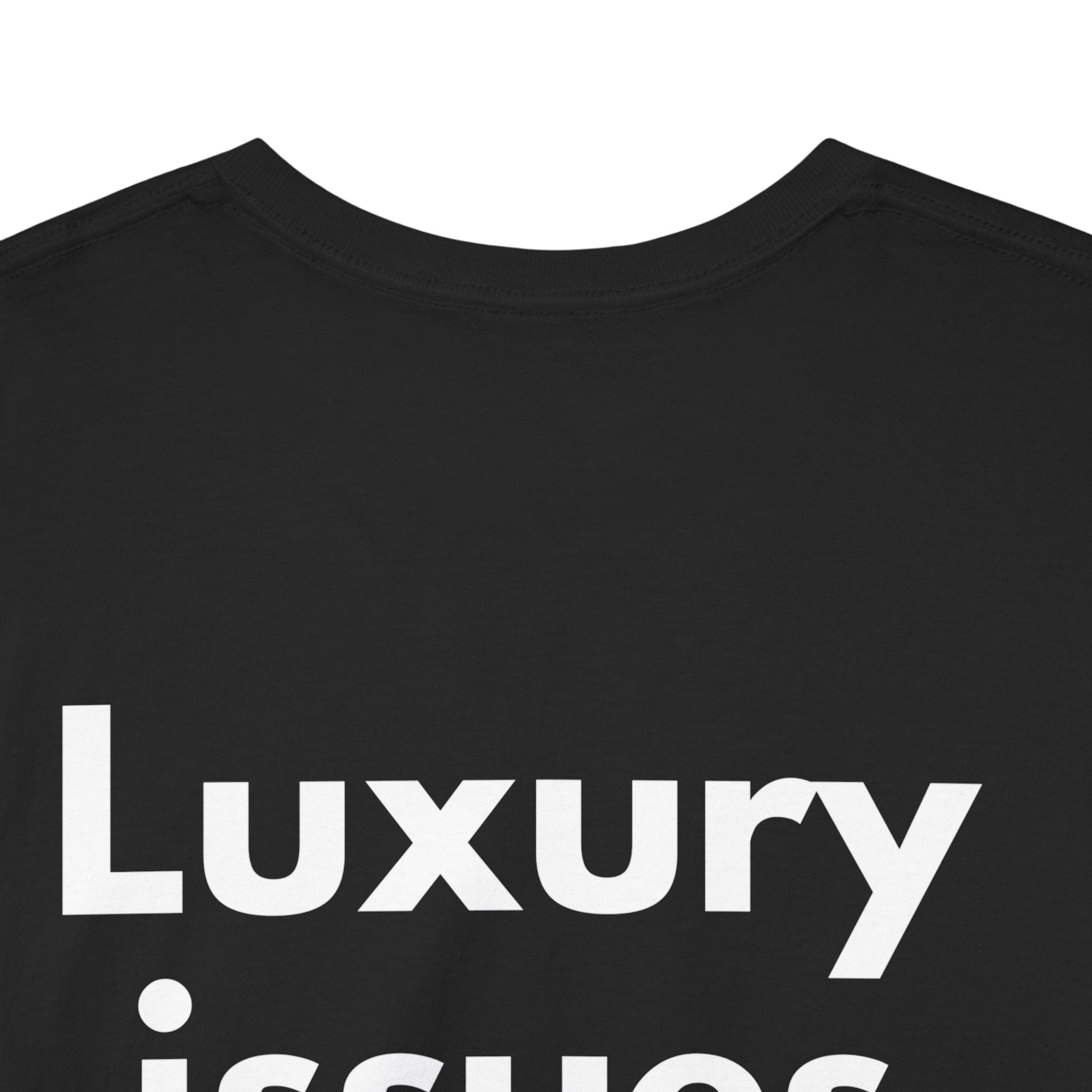 Luxury issues only Black Tee — Bold Minimal