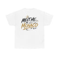 Meet me in Monaco White Tee — Vintage Brush