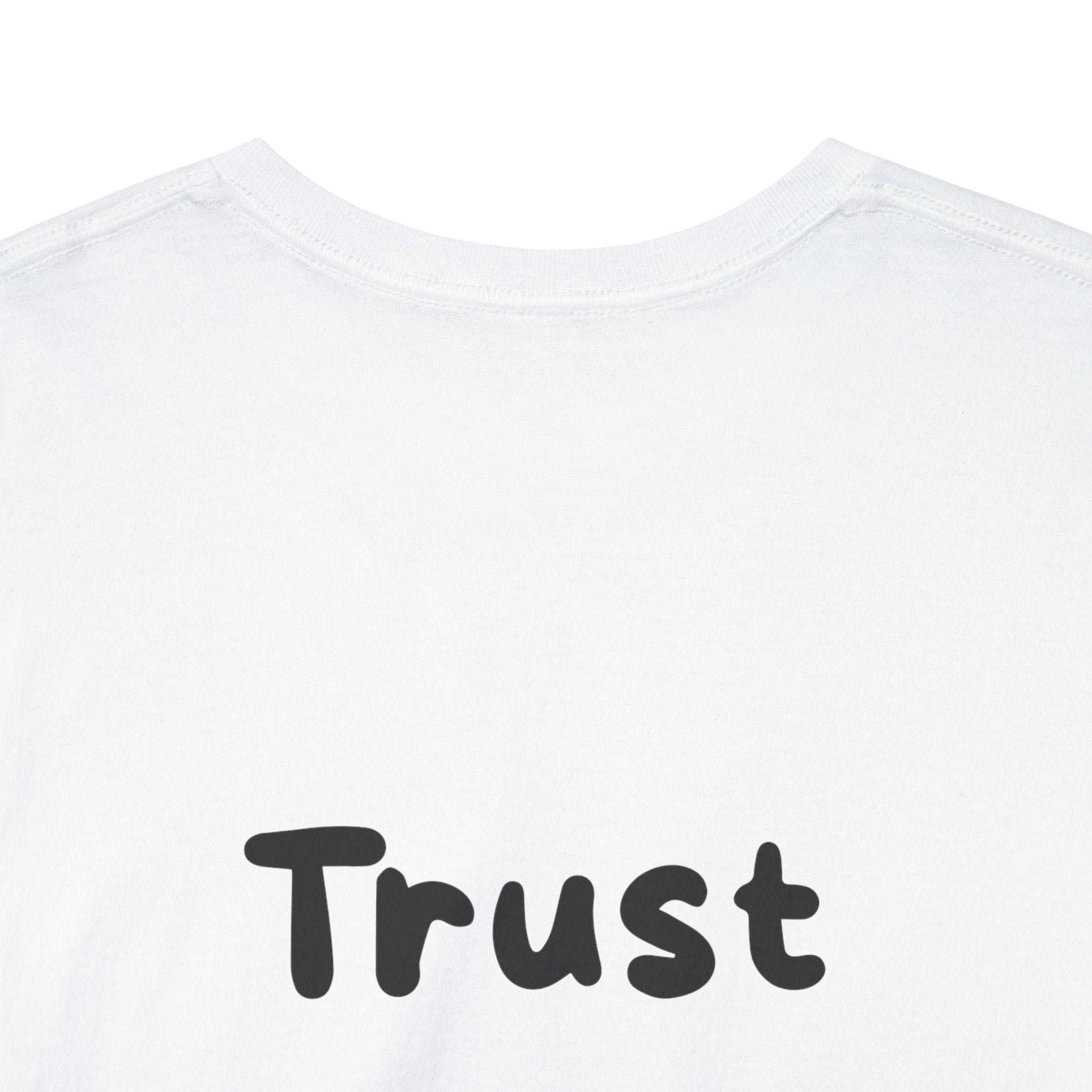Trust the timing White Tee — Casual Handwritten