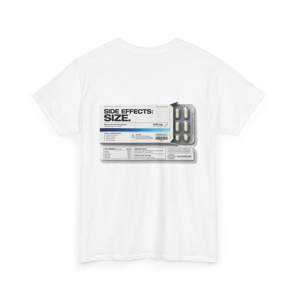 SIDE EFFECTS: SIZE White Tee