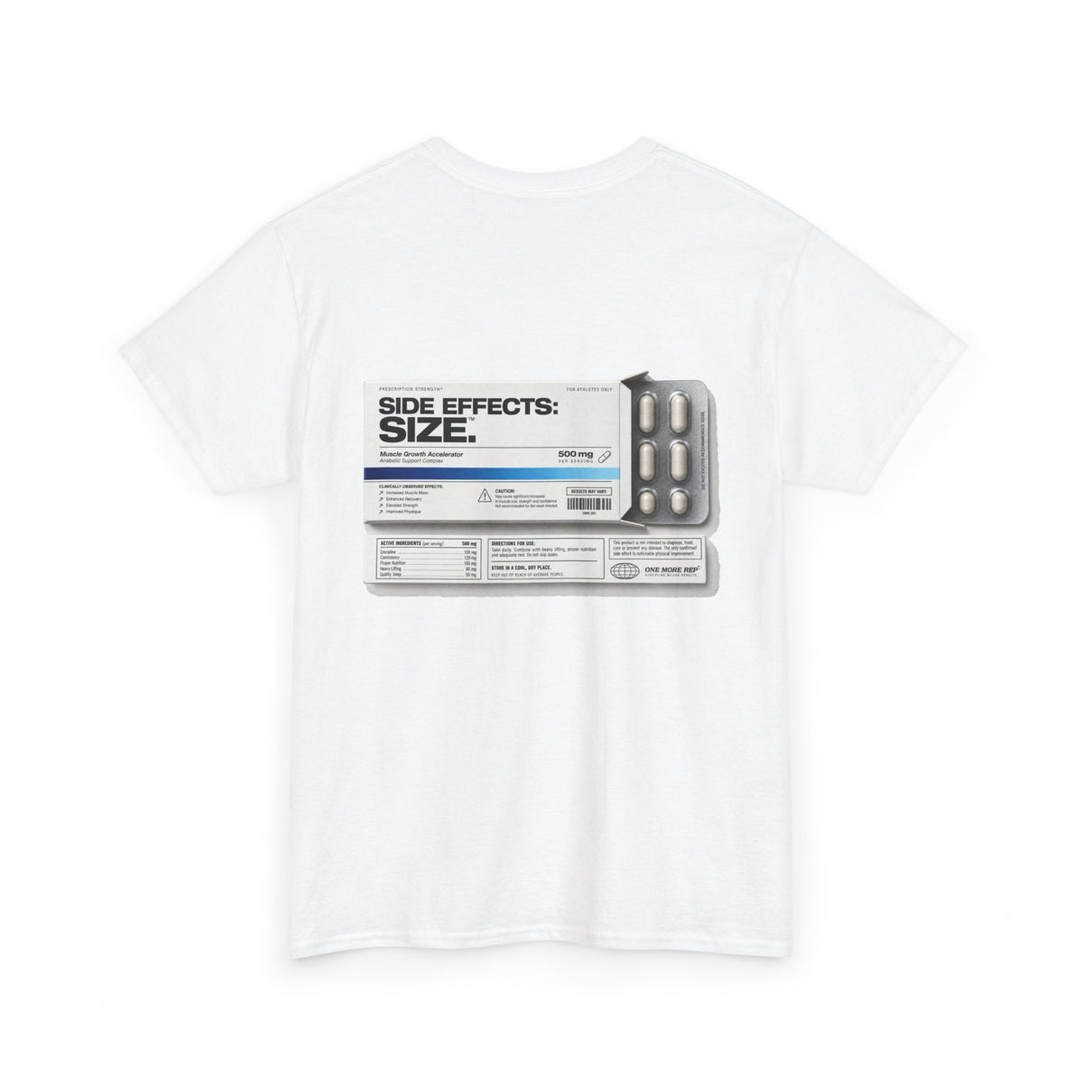 SIDE EFFECTS: SIZE White Tee