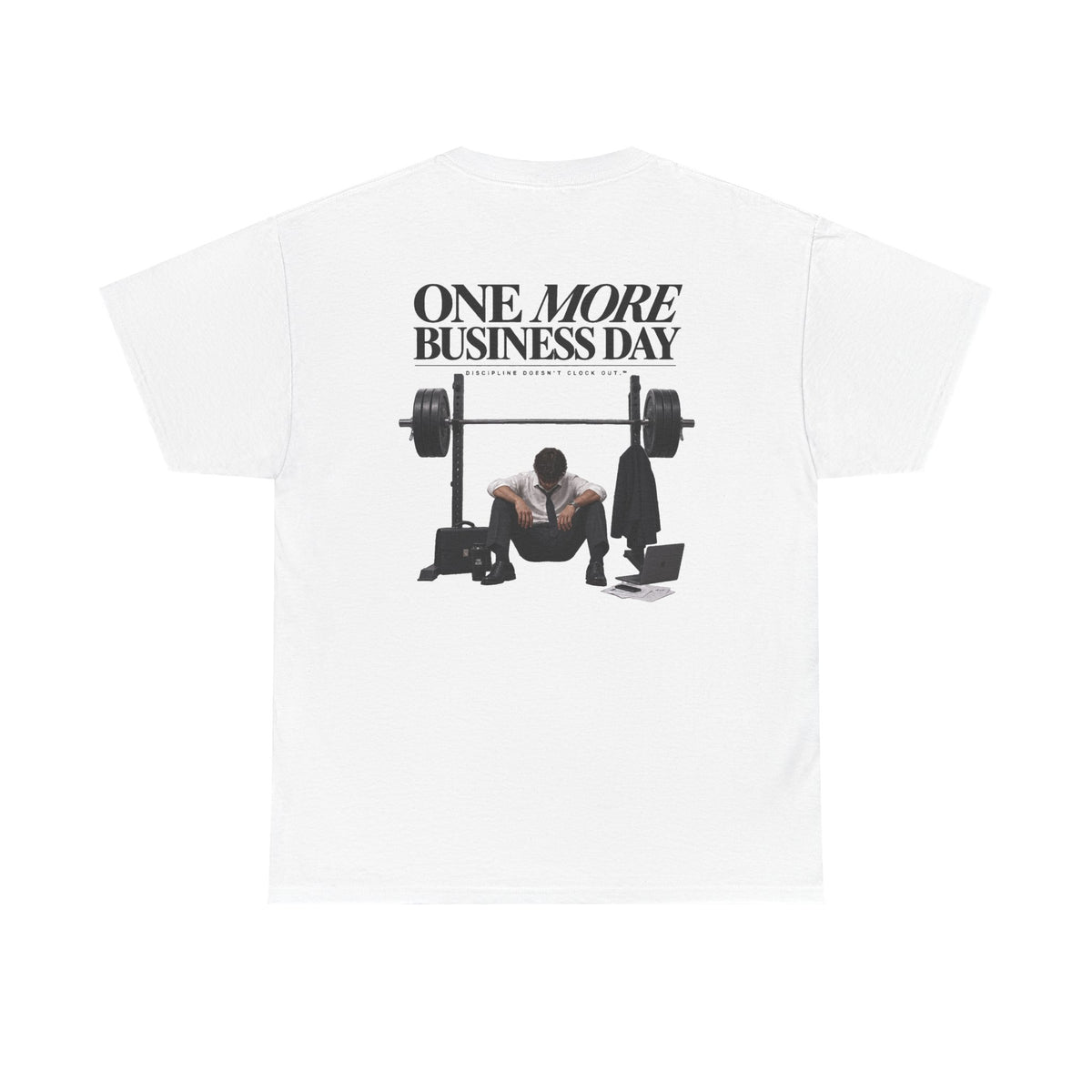 ONE MORE BUSINESS DAY White Tee